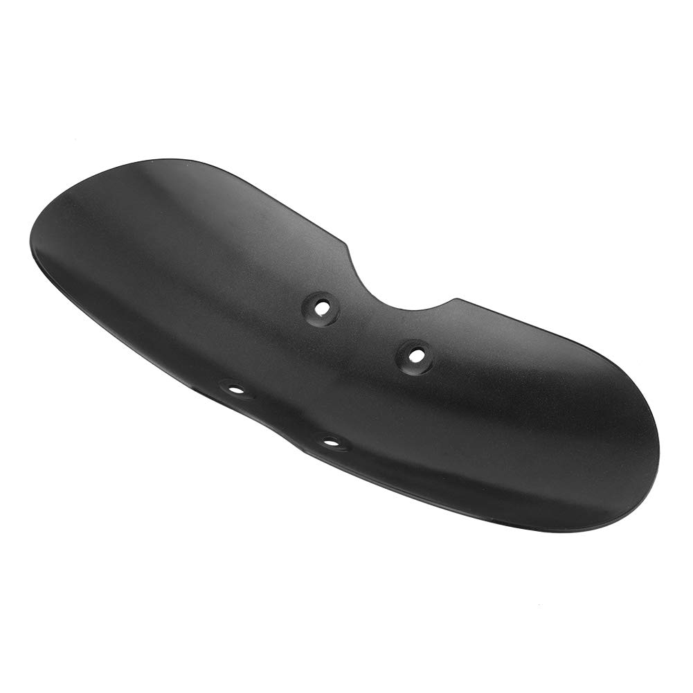 ABS Motorcycle Front Fender Mudguard Cover - Short Design, Fits Triumph Bonneville/T100/Scrambler/Thruxton 2001-2016 Models (Black) - Perfect for Off-Road Riding, City Commuting & Motorcycle Protection