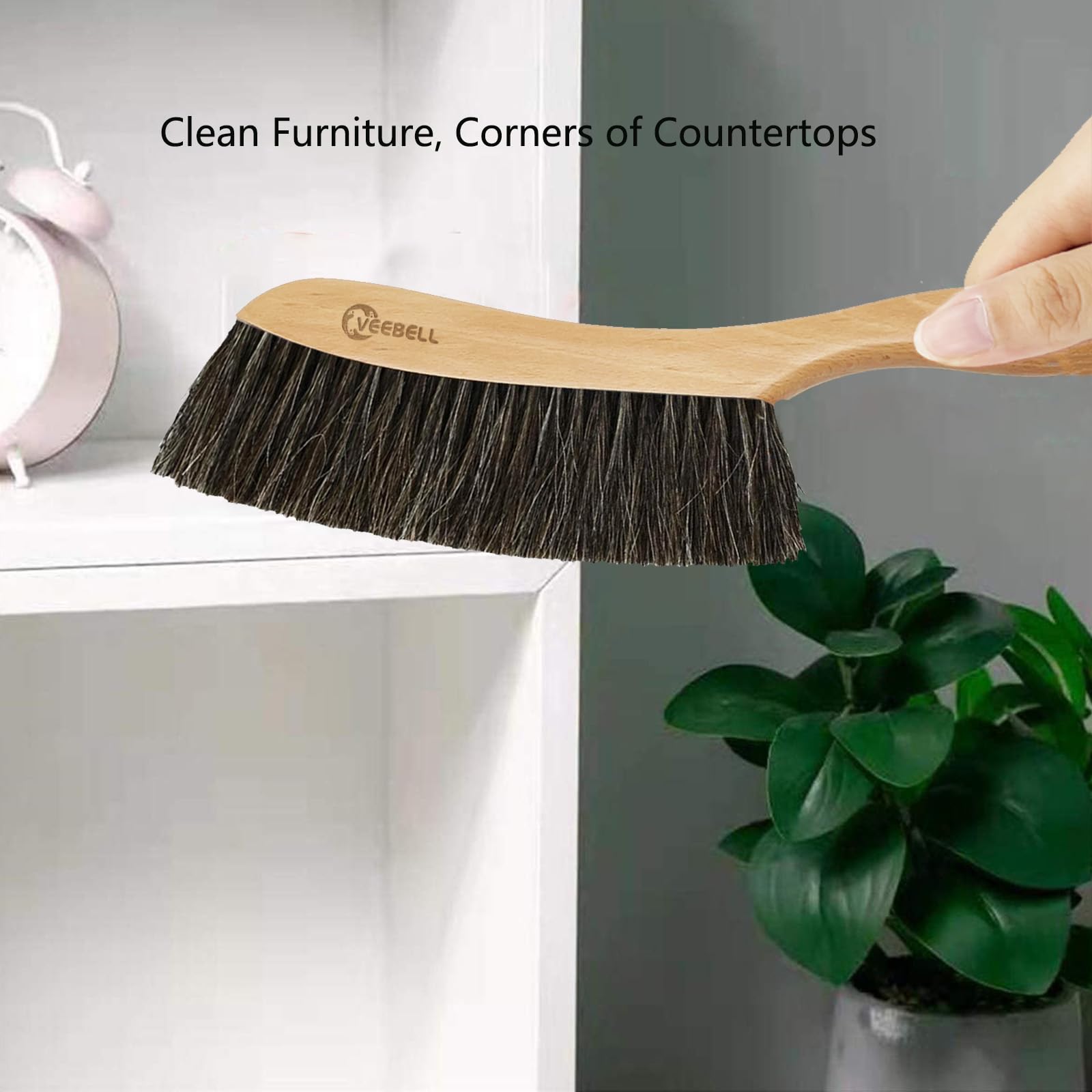 Premium Horse Hair Hand Broom - 14