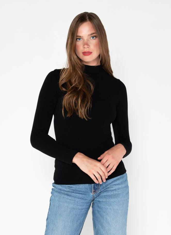 Stylish Bamboo Mock Neck T-Shirt for Men & Women | Eco-Friendly & Soft Fabric | Casual & Layering Essential | Perfect for Work, Travel & Everyday Wear