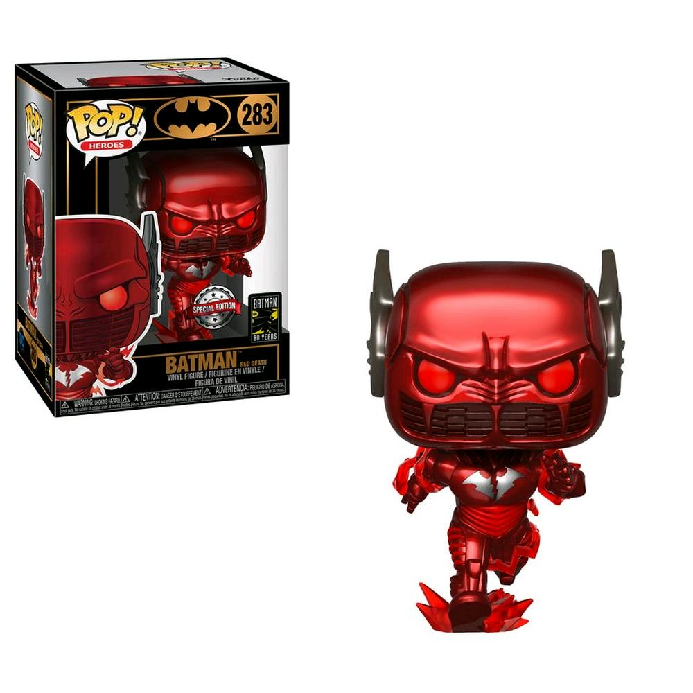 Batman Pop! Vinyl Figure - Red Death Version [283] | Collectible DC Comics Superhero Action Figure for Display & Gifts