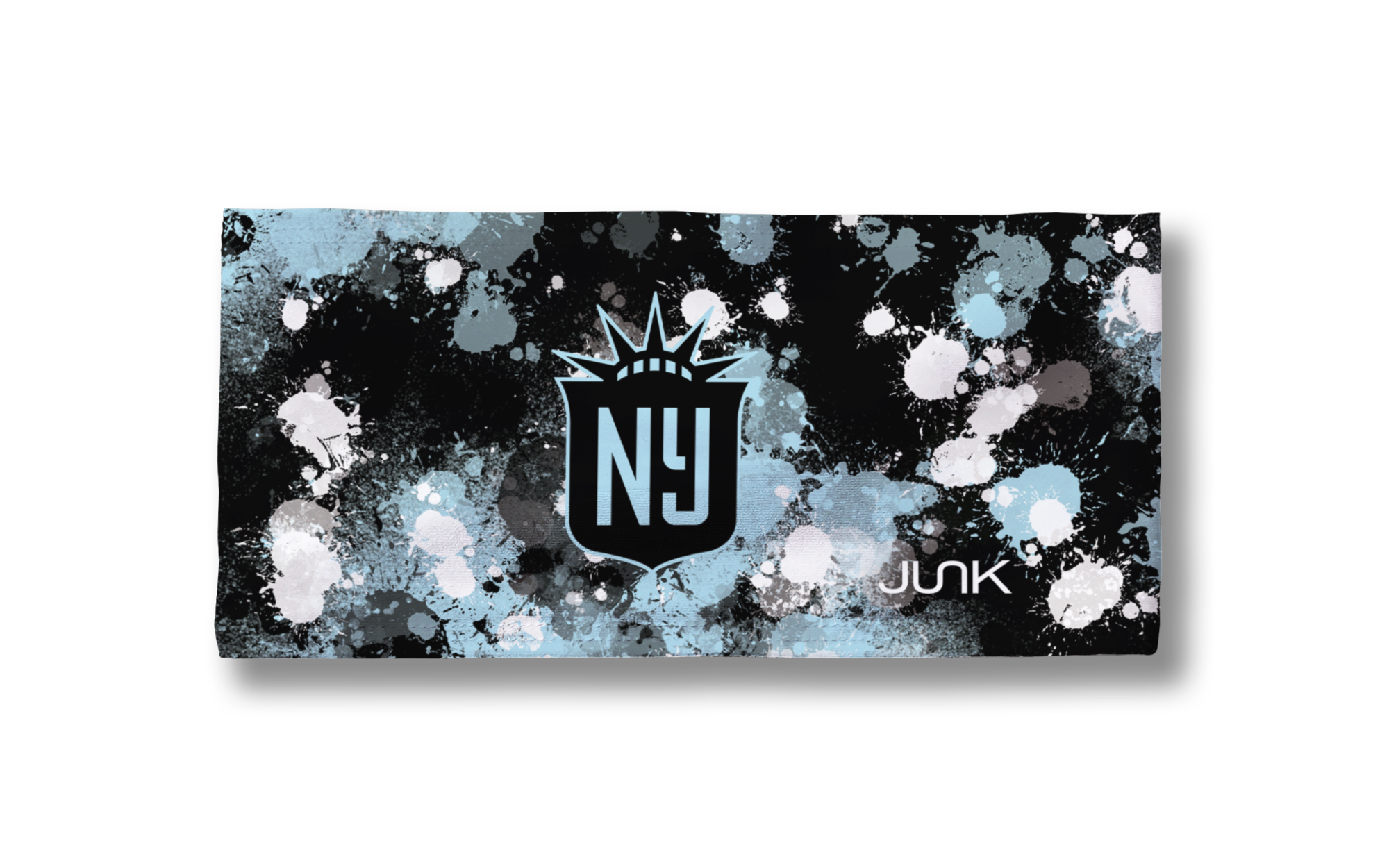 Gotham FC Splatter Big Bang Lite Headband - Official NJ/NY Soccer Team Headwear for Women & Men - Perfect for Running, Workouts, and Sports Fans