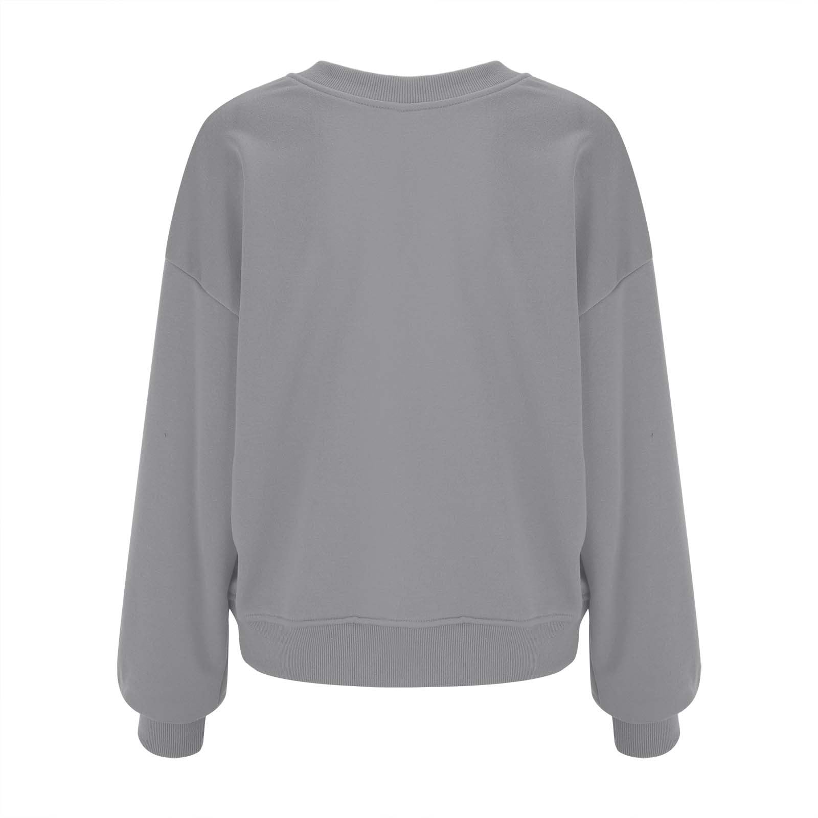 Women's Oversized Fall Sweatshirts - Cozy V-Neck Pullover Long Sleeve Shirts with Slit & Slouchy Funnel Neck | Casual Loungewear for Autumn, Perfect for Coffee Dates & Weekend Relaxation