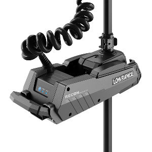 Lowrance RECON™ FW 48 Trolling Motor with FreeSteer Joystick Remote, Wireless Foot Pedal & HDI Nosecone - Perfect for Freshwater Fishing and Boat Control