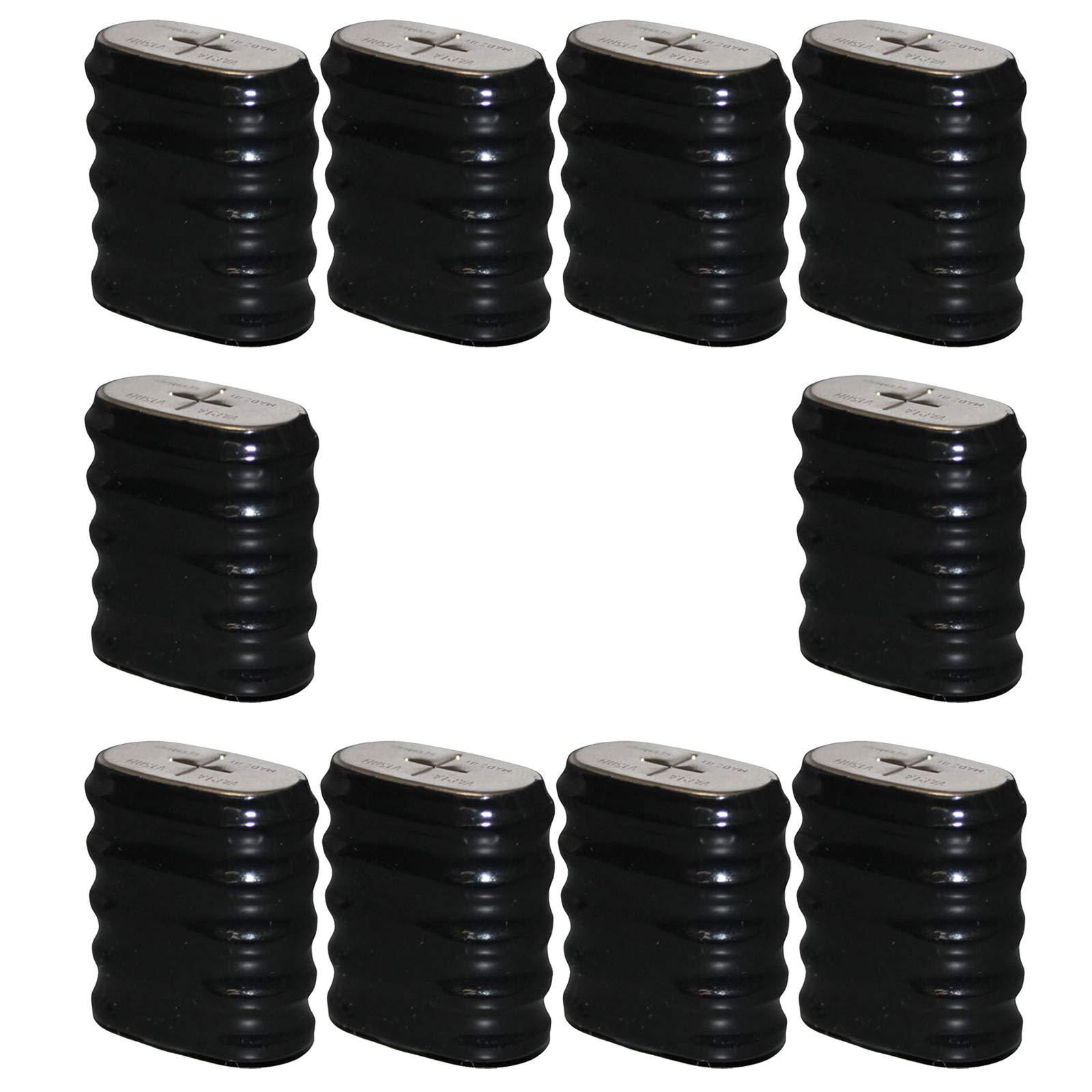 10-Pack Genuine VARTA 5/V150H 6V 150mAh NiMH Button Cell Batteries - for Alarm Systems, Meters, Emergency Lights, GPS Terminals & Notebook Hot Swap - Reliable Power Backup for Home & Office Devices
