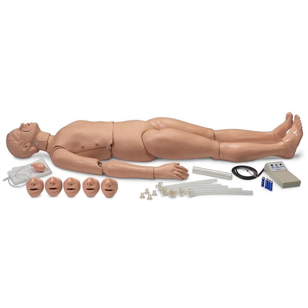 Full Body CPR Training Manikin with Electronic Feedback for Adult & Child - Perfect for First Aid Classes, EMS Training & Home Practice