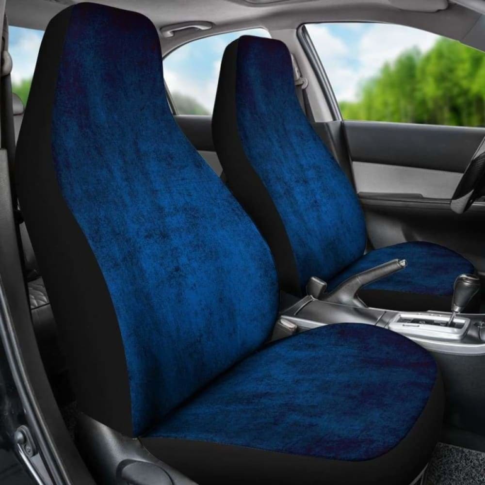Blue Grunge Car Seat Covers - Universal Fit for Cars, Trucks & SUVs - Durable & Stylish Protection for Daily Commute & Road Trips