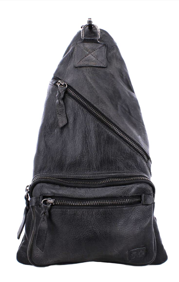 Bed|Stu Andie Sling Backpack - Stylish Black Leather Crossbody Bag for Women | Perfect for Travel, Work & Everyday Use