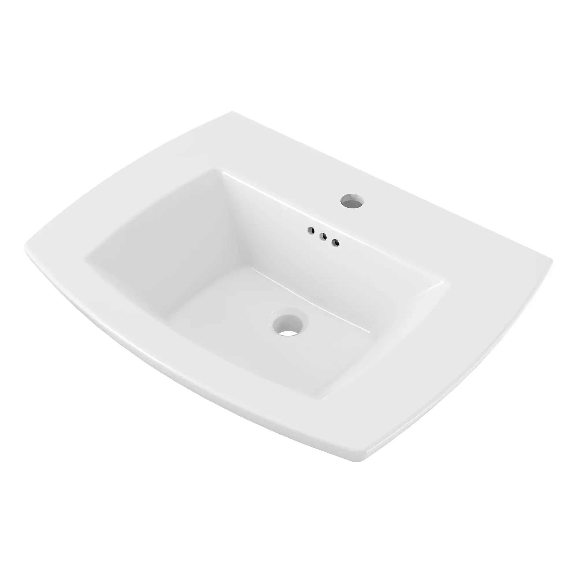 Edgemere Console Vanity Sink Top - Single Hole Faucet Only - Perfect for Bathroom Makeovers & Powder Room Upgrades