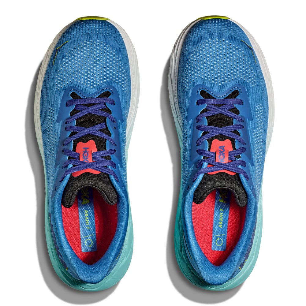 Hoka Arahi 7 Running Shoes for Men - Lightweight Stability Sneakers with Cushioned Support for Road Running, Jogging & Workouts