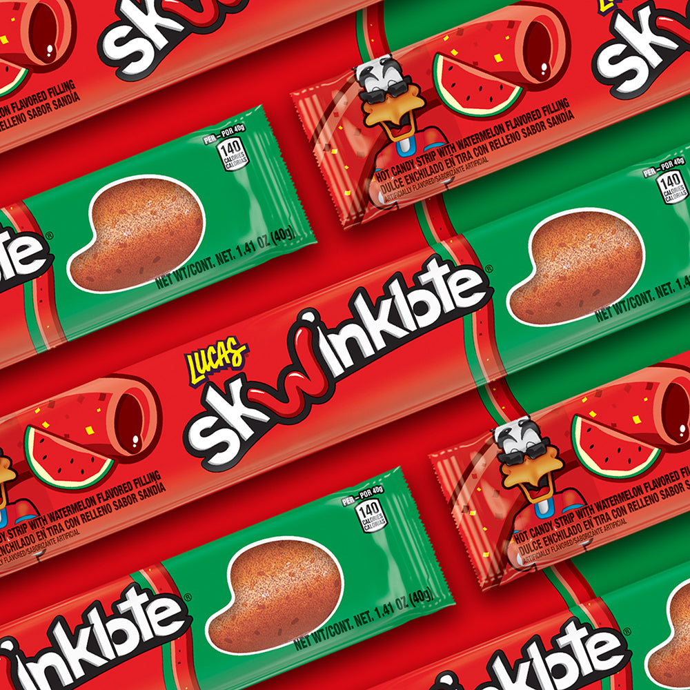 Lucas Skwinklote Sandia - 6 Count Box | Perfect for Parties, Gifts & Snacking