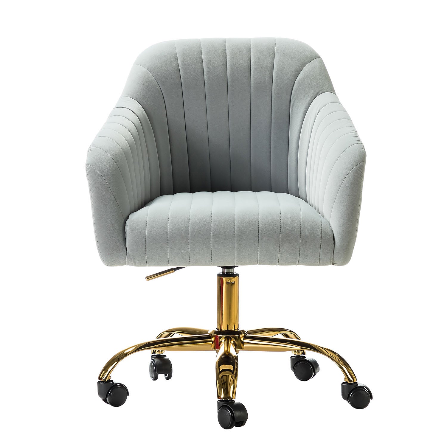 Luxury Velvet Office Chair - Ergonomic Desk Chair with Adjustable Height for Home & Workspace - Perfect for Remote Work, Gaming & Study