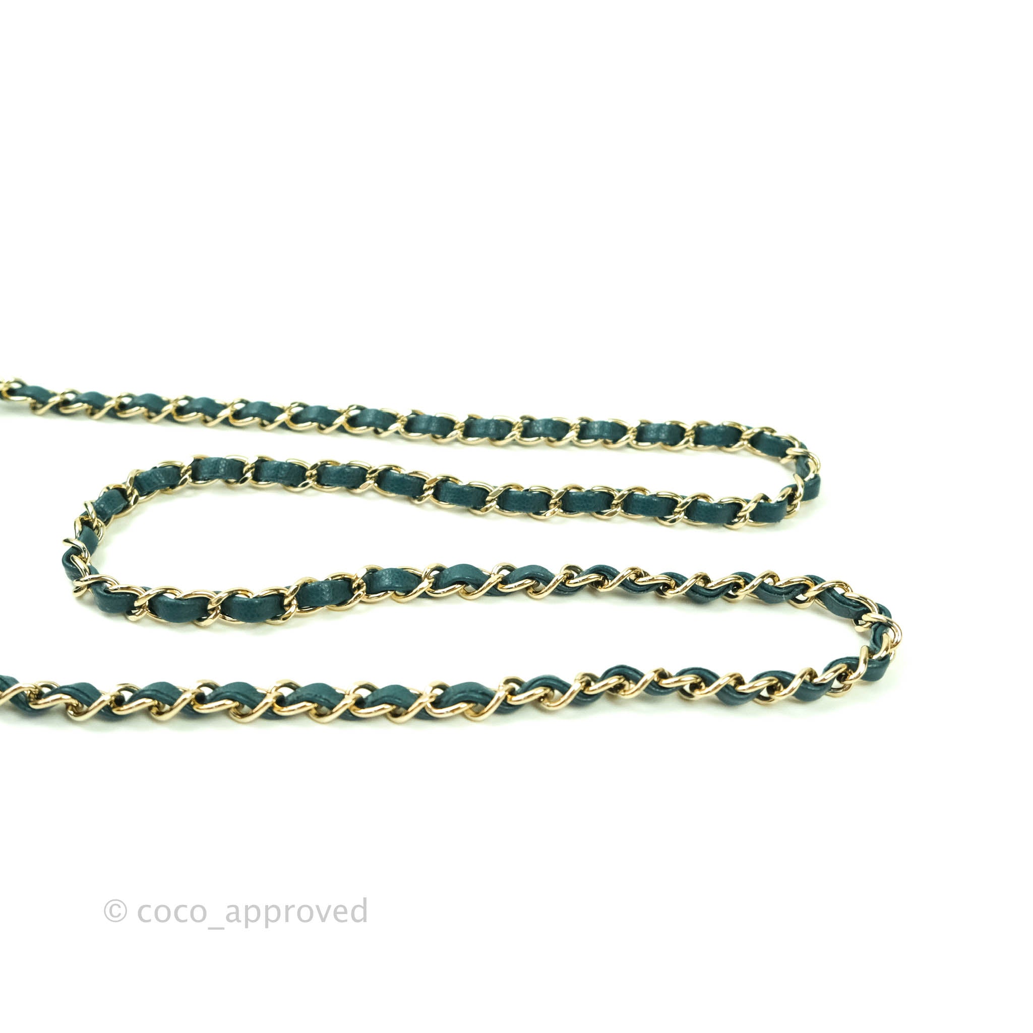 Chanel Chevron Mini Rectangular Caviar Leather Flap Bag - Dark Green with Gold Hardware | Luxury Crossbody Purse for Women, Perfect for Evening Events & Date Nights