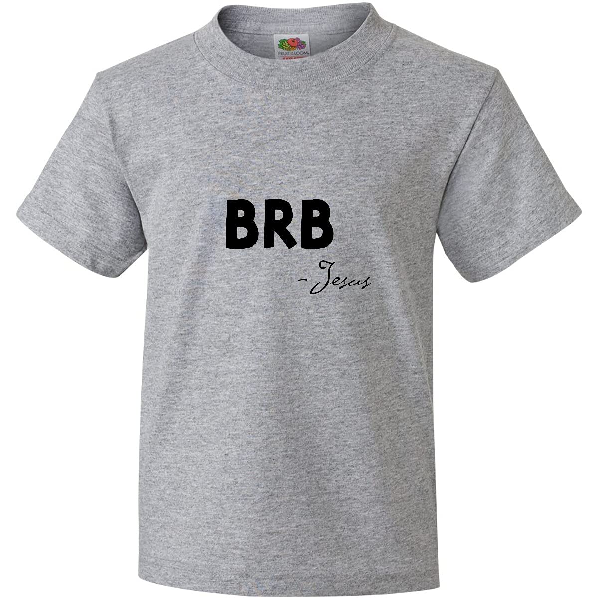 Easter BRB Jesus Youth T-Shirt | Christian Easter Apparel for Kids & Teens | Perfect for Church, Sunday School & Easter Celebrations