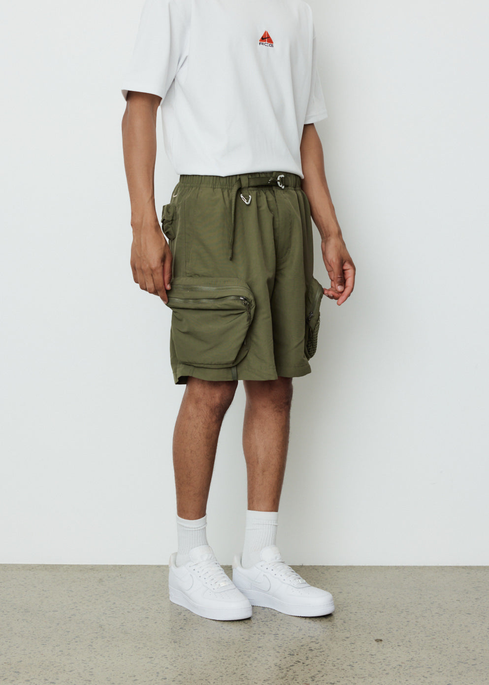 ACG 'Snowgrass' Cargo Shorts for Men - Durable Outdoor Hiking & Camping Shorts with Multiple Pockets - Perfect for Adventure Travel, Fishing & Summer Activities