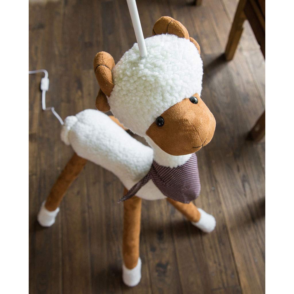**Cartoon Alpaca Floor Lamp with Remote Control - Cute & Creative Lighting for Living Room, Bedroom, Kids Room, Nursery - Perfect Night Light & Decorative Gift**