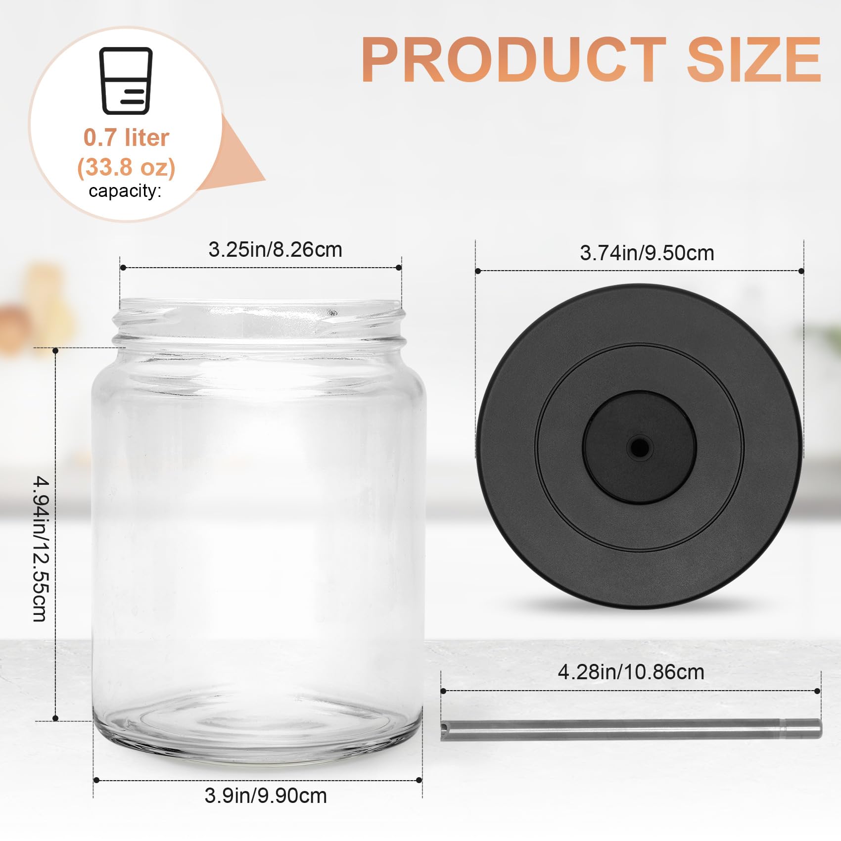 Premium Glass Milk Frother for Miele CM Series Coffee Machines (CM 7750/6360/5300/5310/5510/6160/6350) - Barista-Style Milk Container for Lattes, Cappuccinos & Hot Chocolate - Not Compatible with Built-in Models