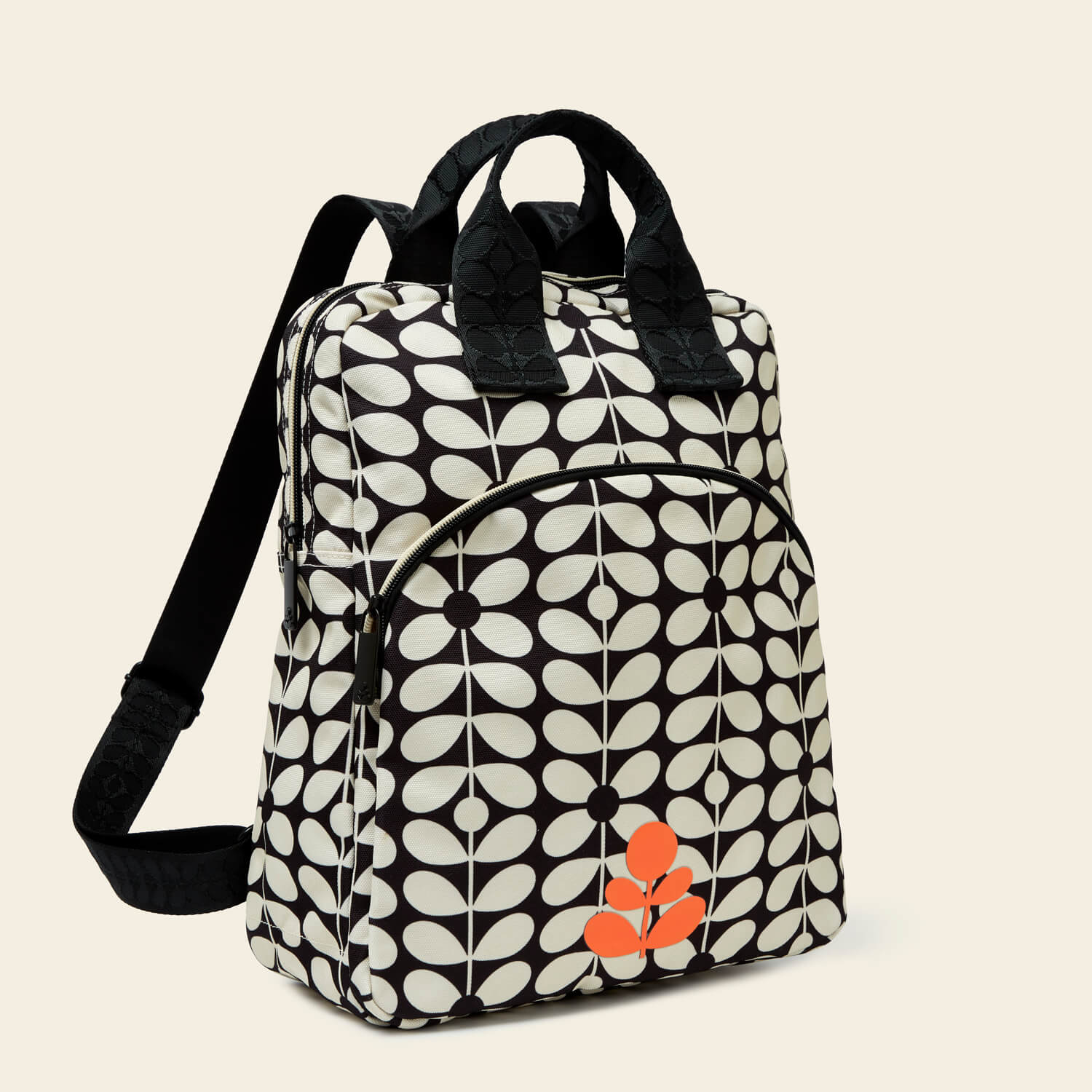 Vintage Style Ark Backpack - Retro 60s Inspired Jet Design for Travel, School & Outdoor Adventures