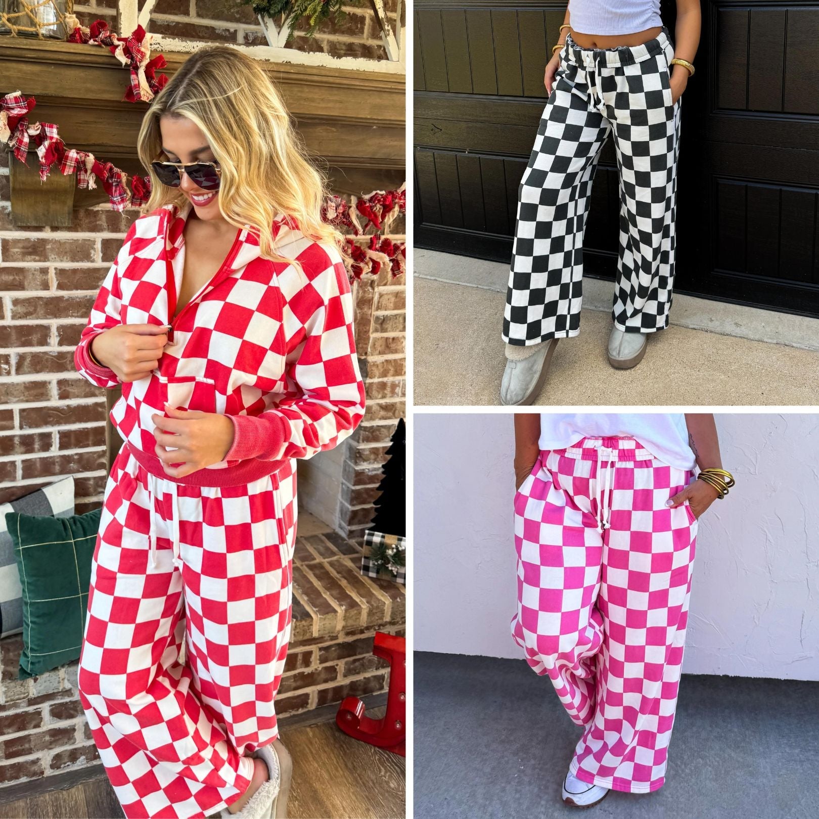 PREORDER: Girly Girl Wide Leg Joggers for Women - Soft Comfortable Lounge Pants in 3 Colors (Black, Pink, Gray) - Perfect for Yoga, Running Errands & Casual Wear