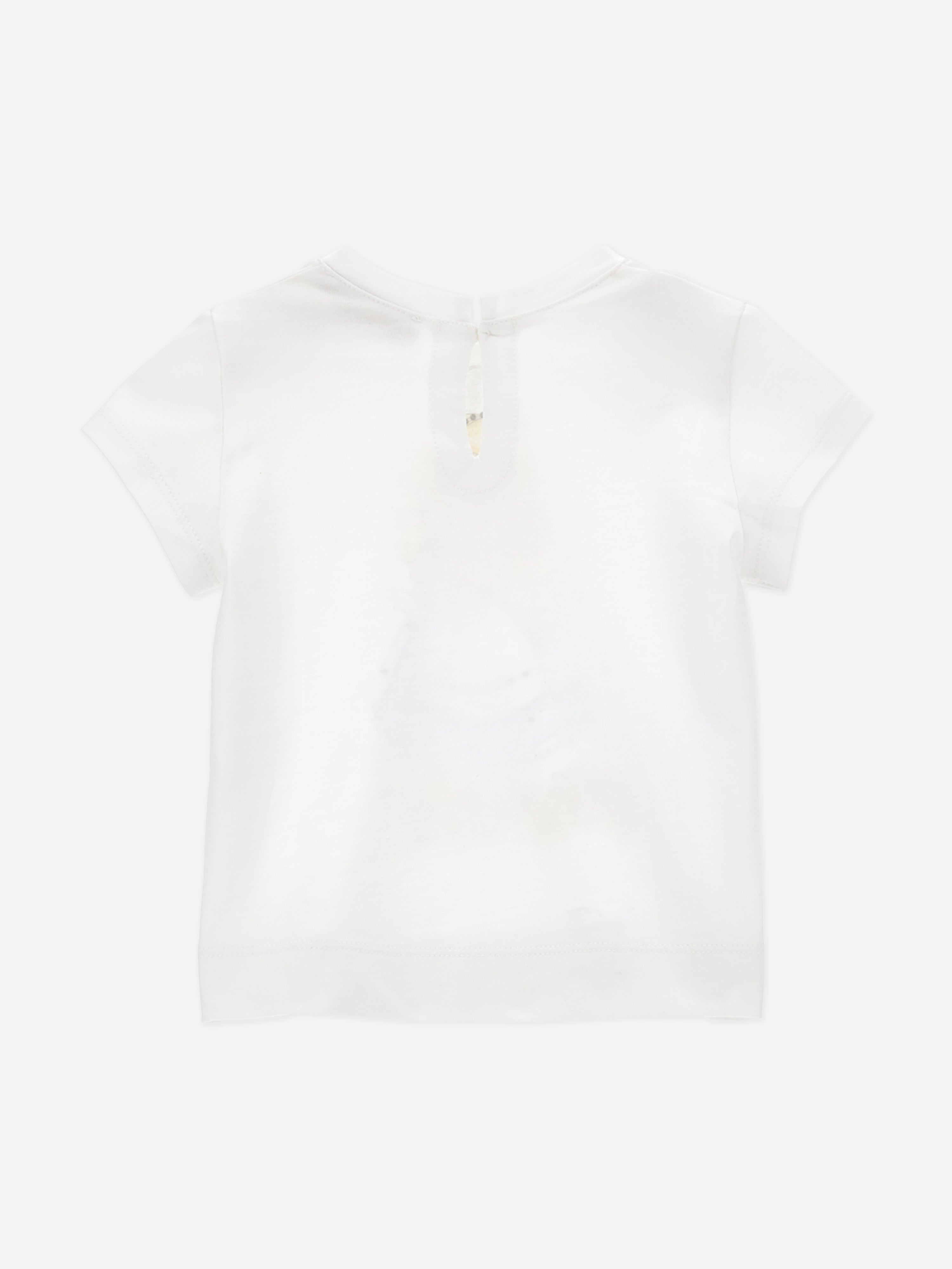Adorable Baby Girls Alice in Wonderland White T-Shirt - Perfect for Dress-Up, Birthday Parties & Everyday Play