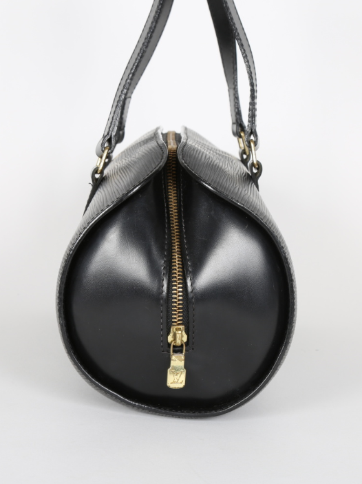 Authentic Louis Vuitton Soufflot Bag in Black Epi Leather - Luxury Designer Handbag for Women, Perfect for Work, Travel & Evening Events