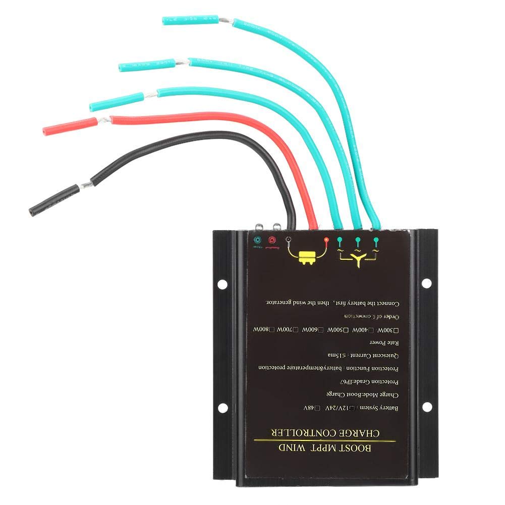 Waterproof MPPT Wind Turbine Charge Controller - Boost Power Regulator for Wind Generator Systems | Ideal for Off-Grid Solar & Wind Energy Applications