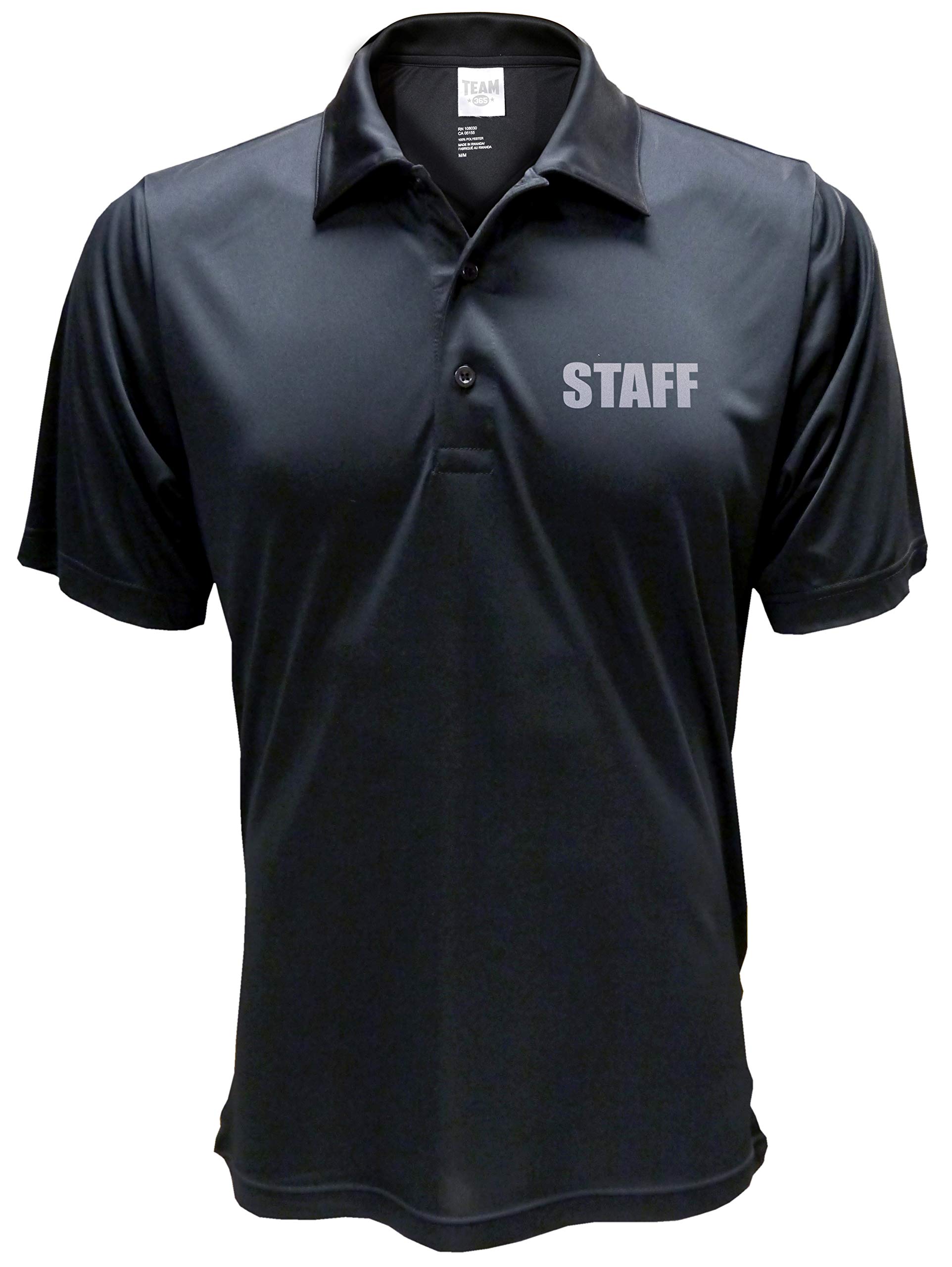 Smart People Clothing Staff Polo Shirt - Reflective Design for High Visibility & Performance | Ideal for Outdoor Work, Night Safety & Active Lifestyles