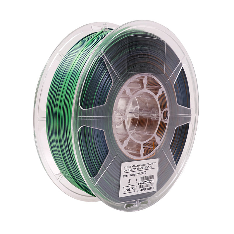 eSun ePLA Silk Mystic 3D Printer Filament 1.75mm 1kg Spool - Premium Shiny Silk PLA Filament for Smooth 3D Printing, Perfect for Cosplay Props, Jewelry & Home Decor