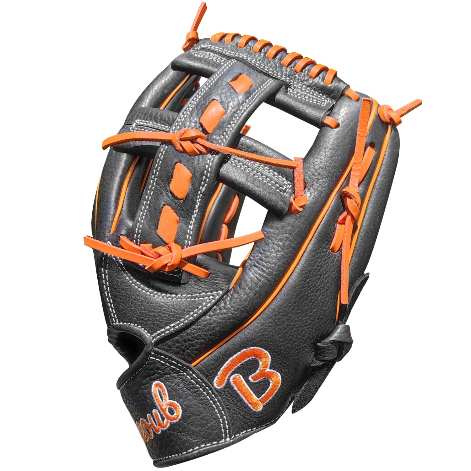 Premium Real Leather Baseball & Softball Glove for Youth & Adults - Men & Women's Outfield/Infield Fielding Glove - Ideal for Training, Games & Professional Play