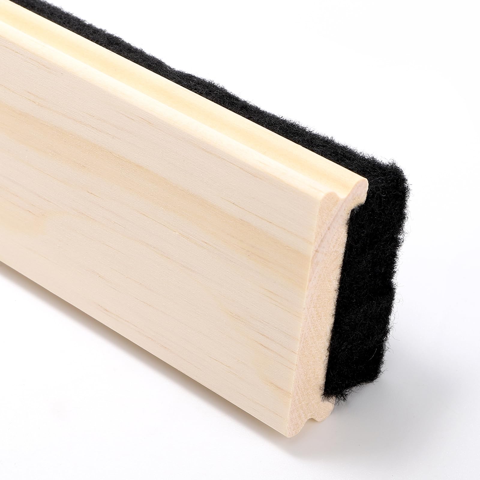 Elsjoy 12 Pack Wood Felt Chalkboard Erasers - Dustless Blackboard Chalk Cleaner for Classroom, School, Office & Home Use - Perfect for Teachers, Students & Chalkboard Cleaning