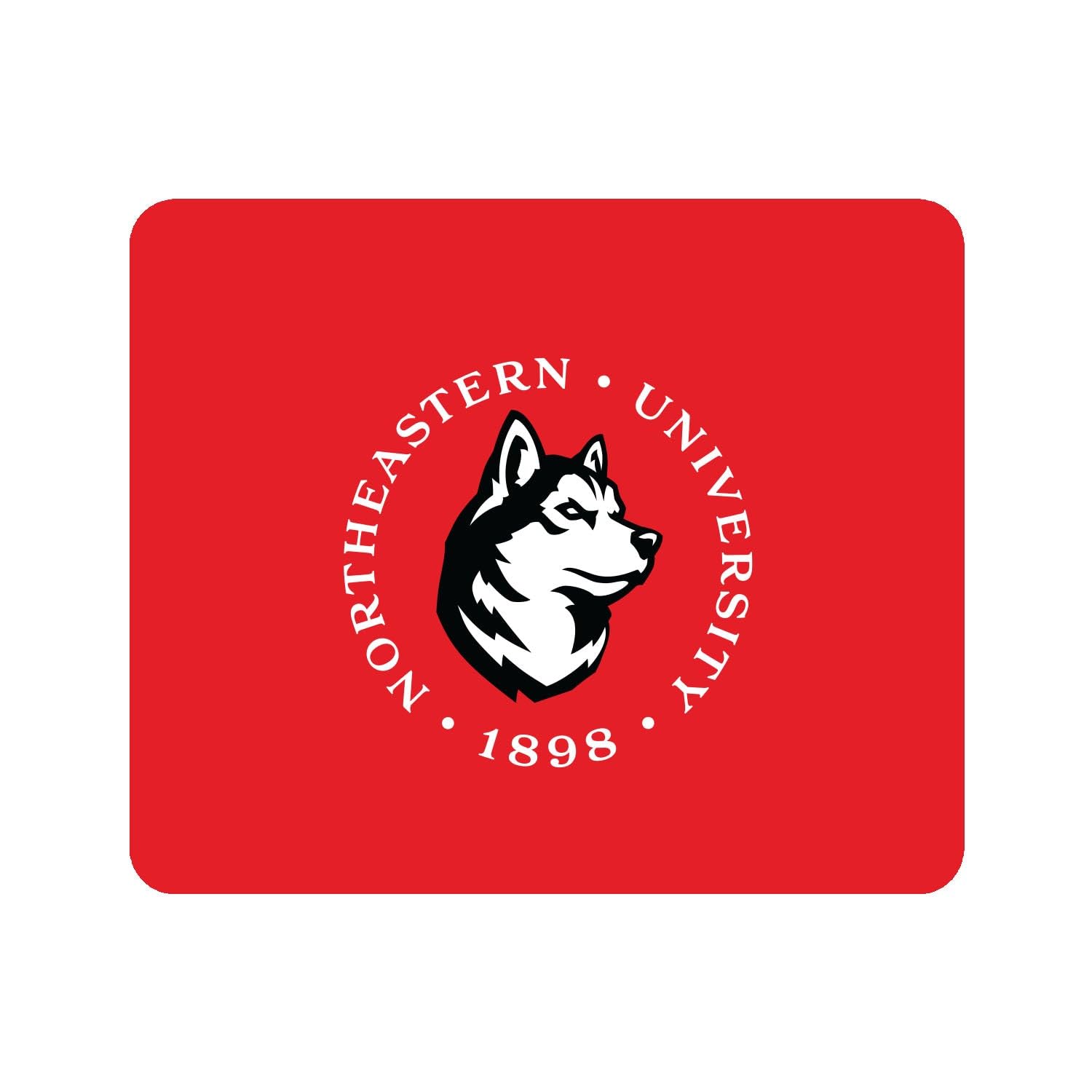 Northeastern University Standard Fabric Mouse Pad - OTM Essentials Desk Accessory for Work & Gaming | Premium Triple Wordmark V1 Design | Perfect for Office, Home & Dorm Room Setup