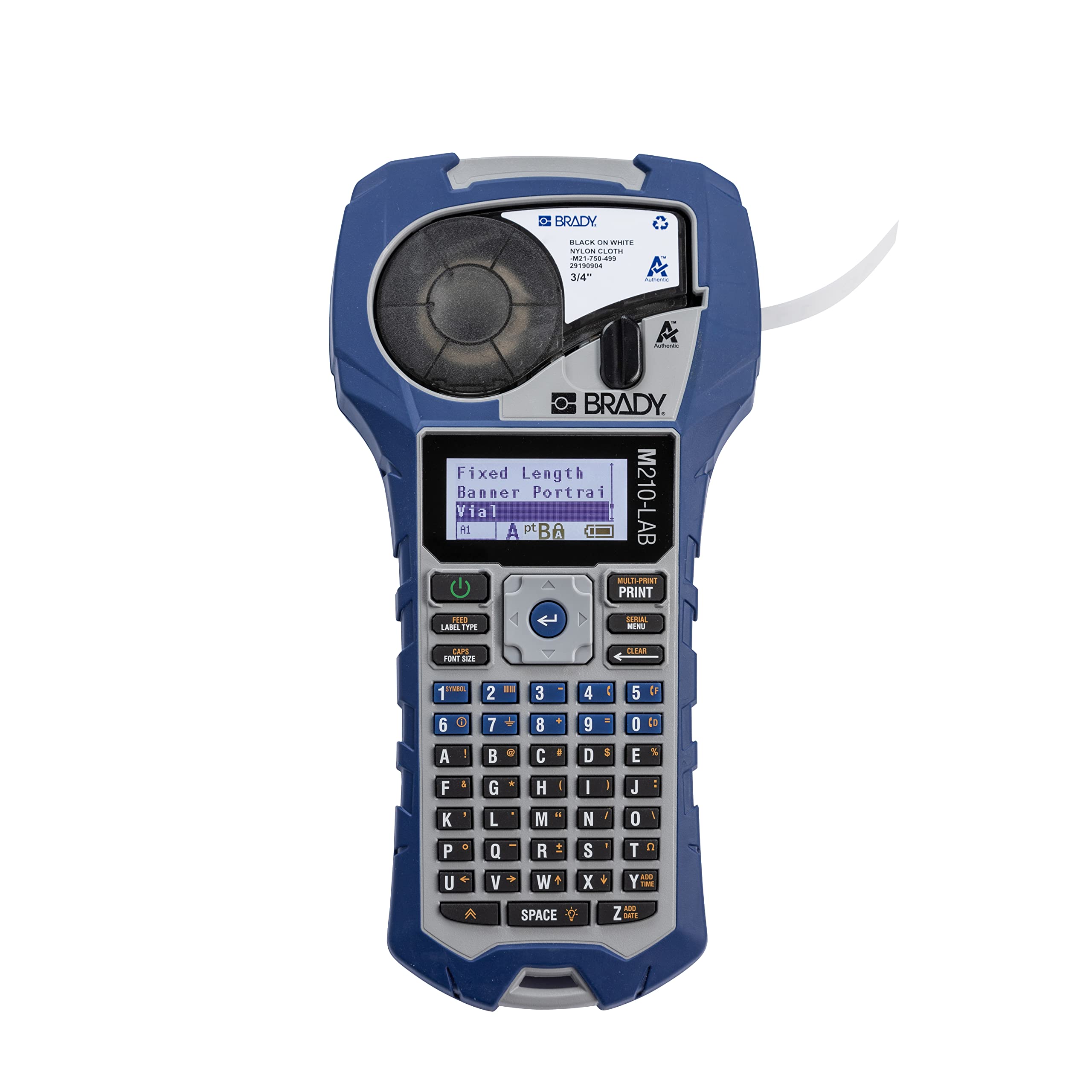 Brady M210-LAB Portable Label Printer - Compact & Durable (9.5