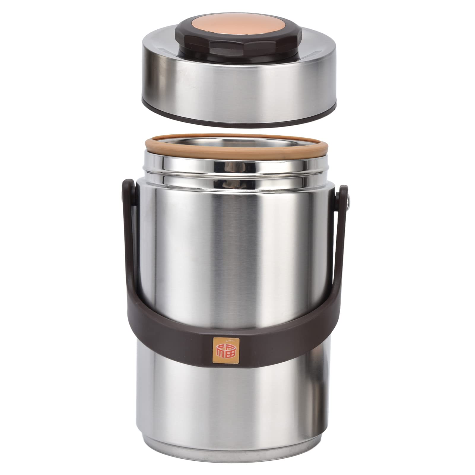 Zerodis Stainless Steel Insulated Lunch Box - Leak Proof, Easy to Clean Thermal Food Container for Adults | Perfect for Work, School & Picnic Lunch