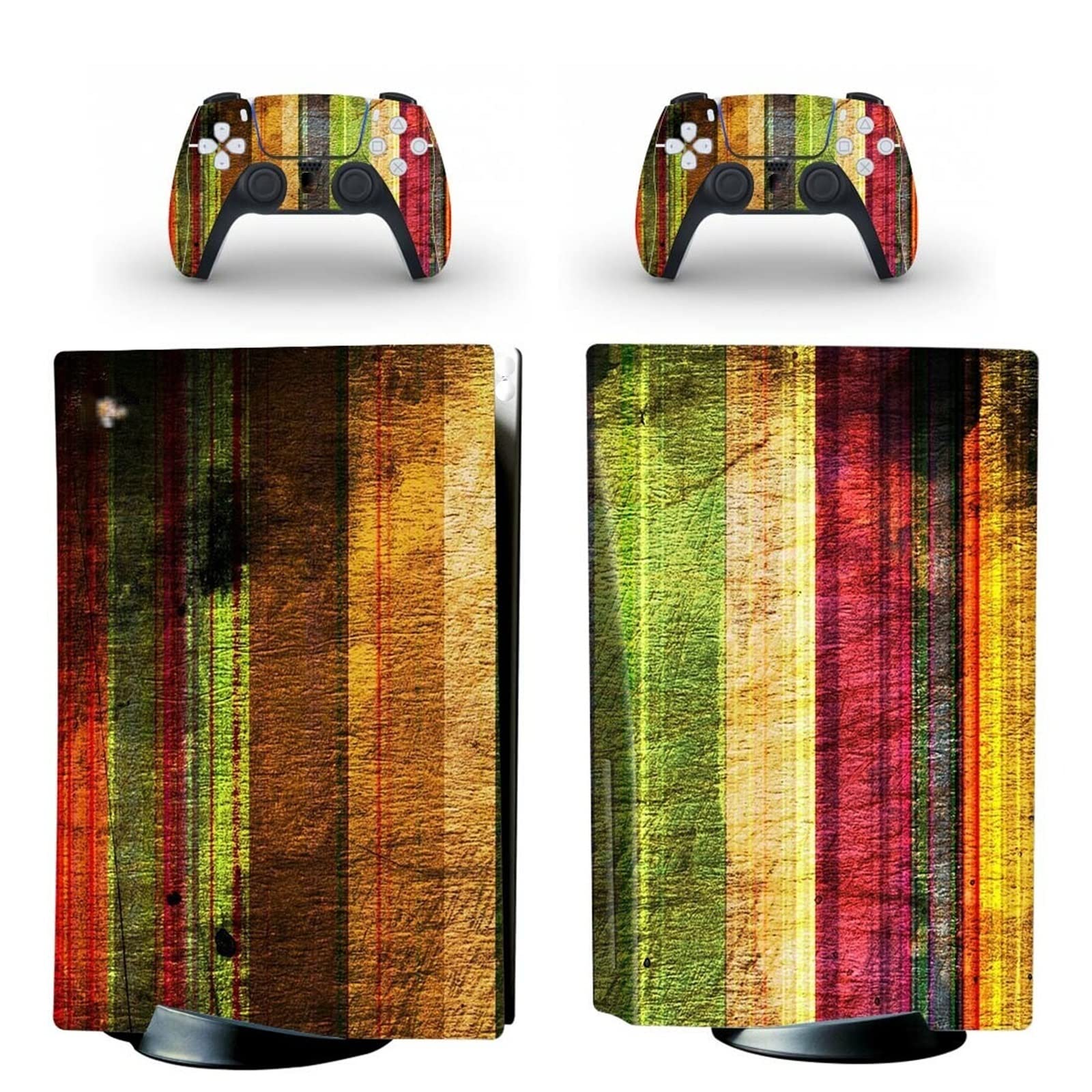 Anime Vinyl Skin Wrap for PS5 Disc Edition - Scratch-Resistant, Bubble-Free, Durable Controller Decal - Perfect for Gaming Setups & Anime-Themed Rooms
