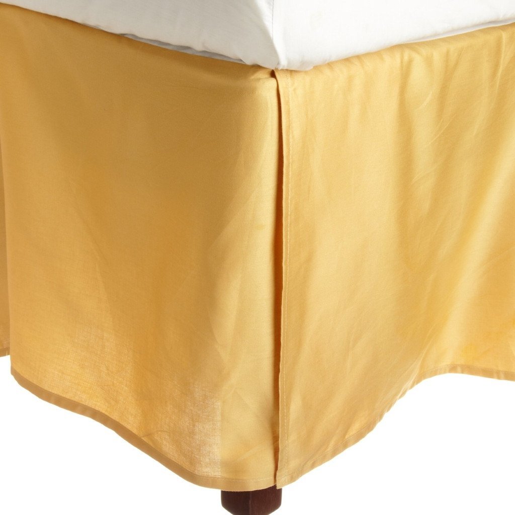 400 Thread Count 100% Egyptian Cotton Pleated Tailored Bed Skirt - King Size (12