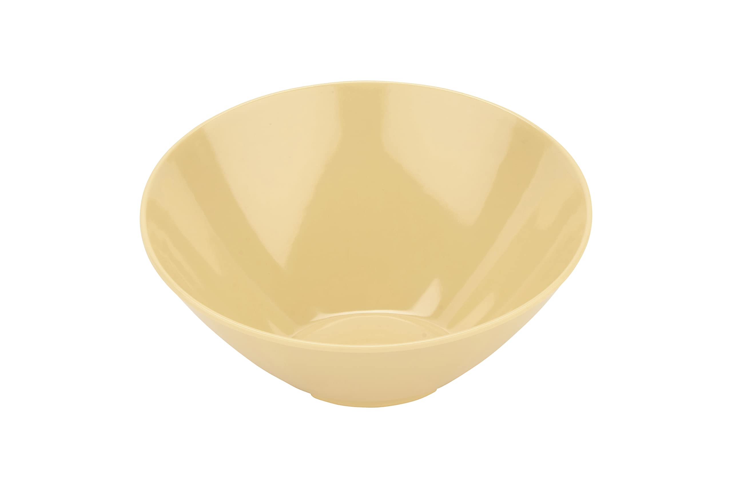 G.E.T. B-789-SQ Angled Oval Cascading Serving Bowl - 1 Quart Salad, Snack & Pasta Dish - Perfect for Entertaining, Dinner Parties & Family Meals (Squash Color)