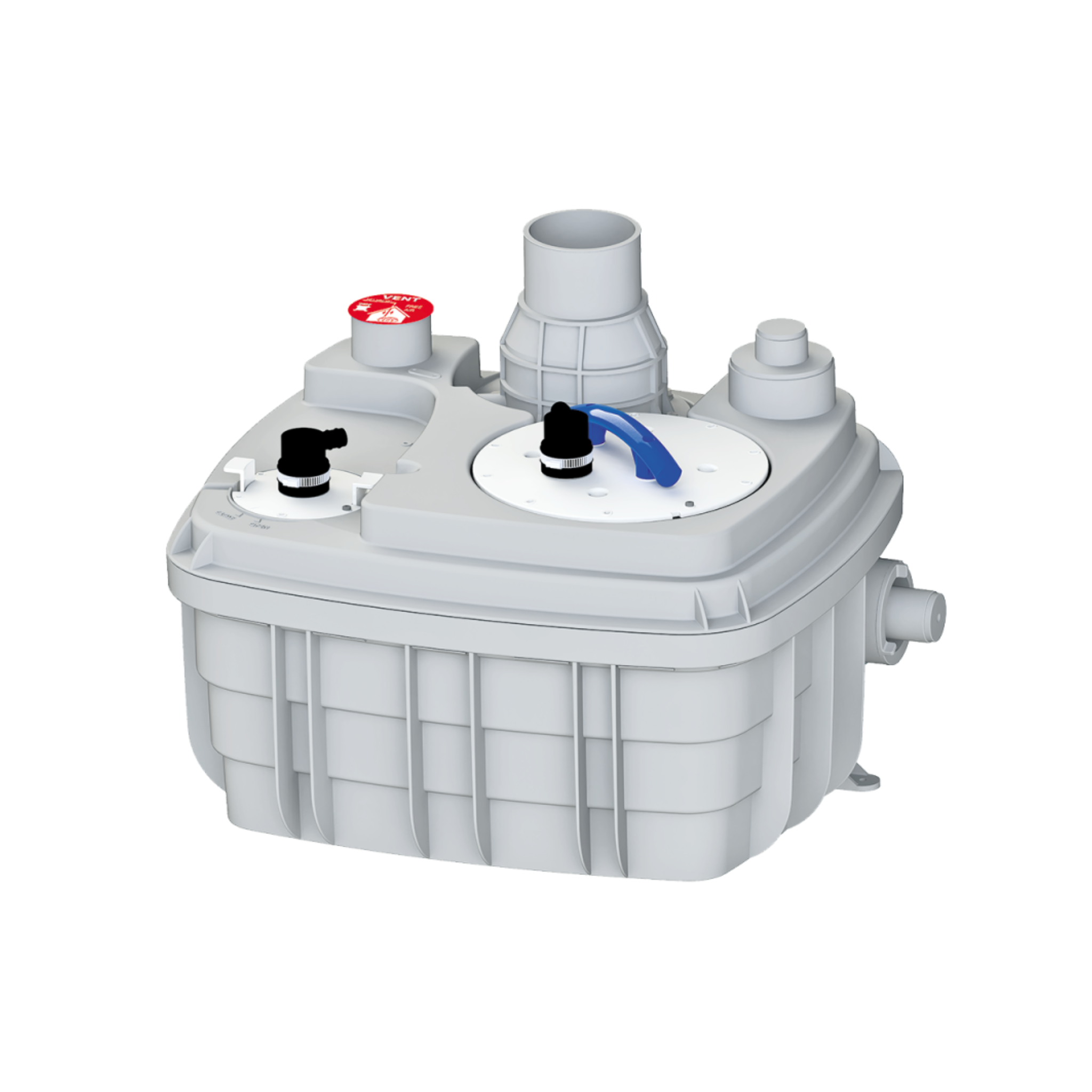 Saniflo 049 Sanicubic 1 VX Vortex 1.5 HP 240V Sewage Lift Station Pump - Heavy Duty Residential & Commercial Wastewater System for Basements, Bathrooms & Remote Installations