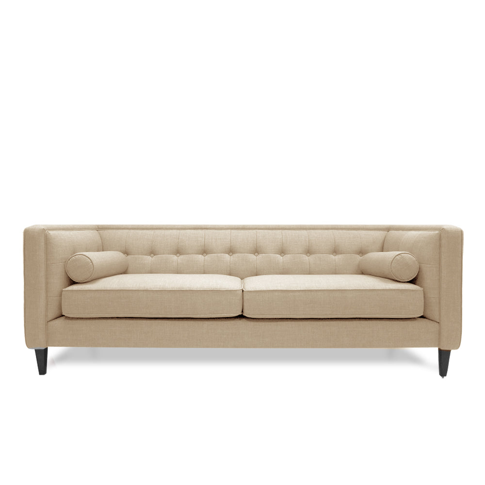 Premium 3-Seater Saffron Sofa - Modern Living Room Furniture for Home & Office - Comfortable Couch for Relaxing, Entertaining & Small Spaces