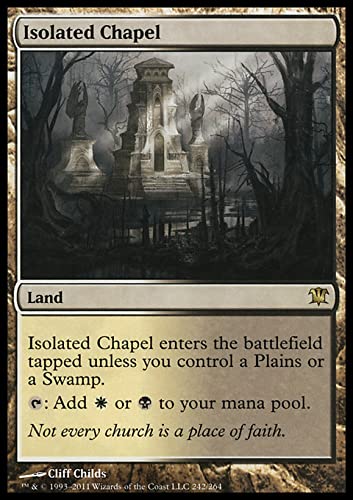 Magic: The Gathering - Isolated Chapel (242) Innistrad ISD MTG Card - Perfect for Commander & Standard Decks - Collectible Fantasy Trading Card Game Accessory