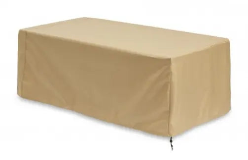 The Outdoor Greatroom Company 63 x 34 Inch Linear Tan Waterproof Protective Cover for Patio Furniture - Durable Outdoor Use for Sofas, Sectionals, and Lounge Chairs