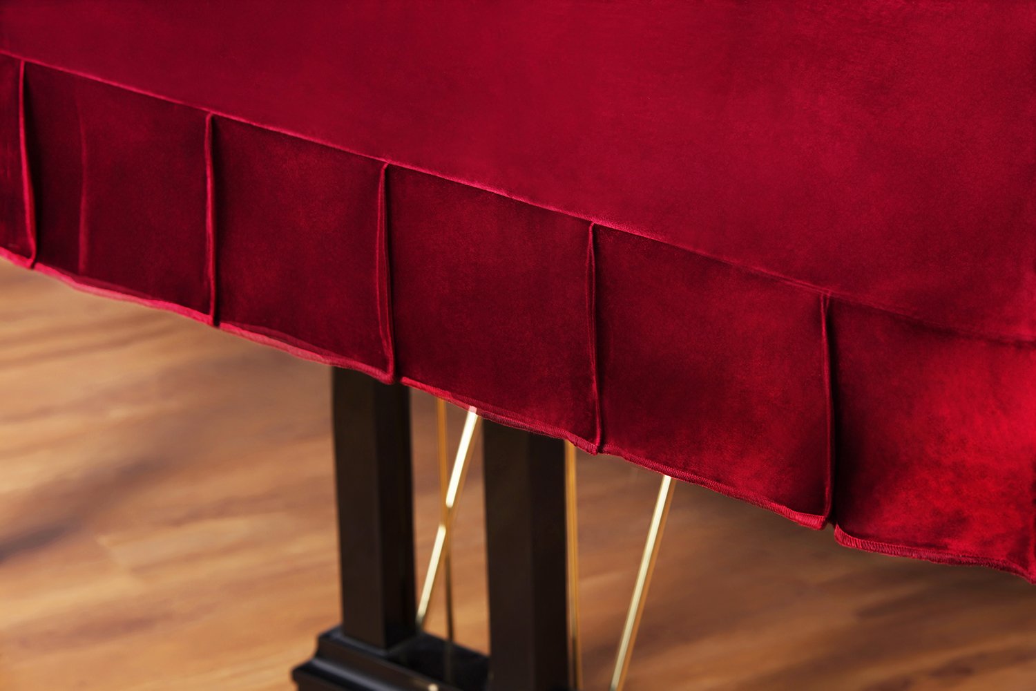 Premium Yamaha Grand Piano Cover - Waterproof & Dustproof Velvet Keyboard Cover for 5' Piano, Classic Wine (Fits GB1) - Perfect for Home, Studio & Stage Protection