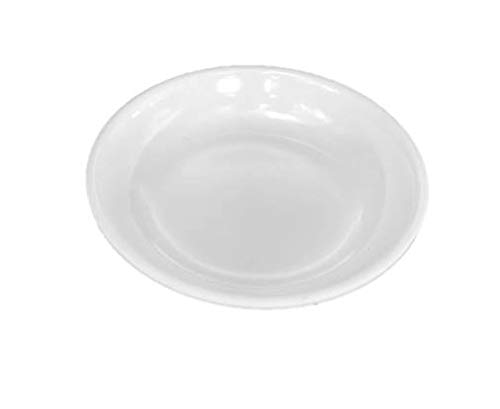 White Melamine Soy Sauce Dishes 3-5/16