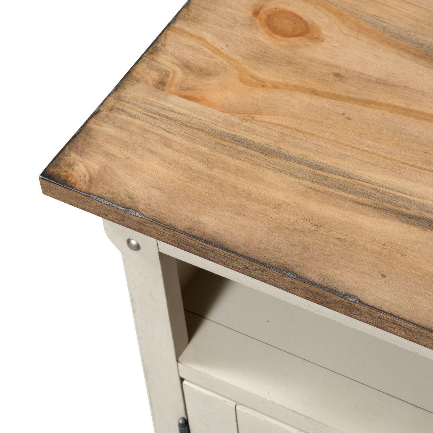 Morgan Creek TV Stand for 46-55 Inch TVs - Modern Entertainment Center with Storage Shelves for Living Room, Bedroom, or Home Theater