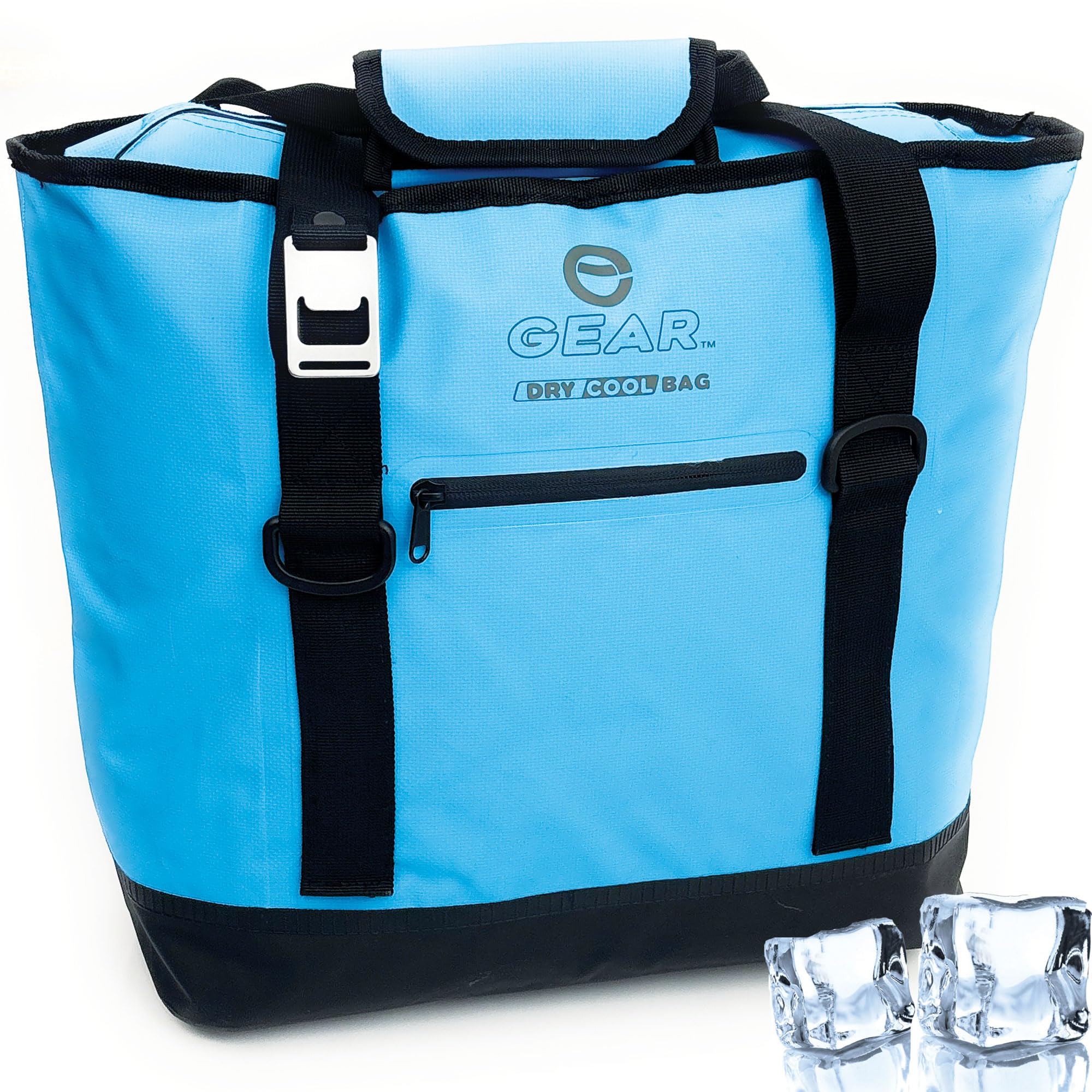 Dry Bag Cooler Tote – Collapsible, Waterproof & Leak-Proof Soft Sided Cooler Bag for 20 Cans | Perfect for Pool, Beach, Picnics, Camping & Outdoor Adventures