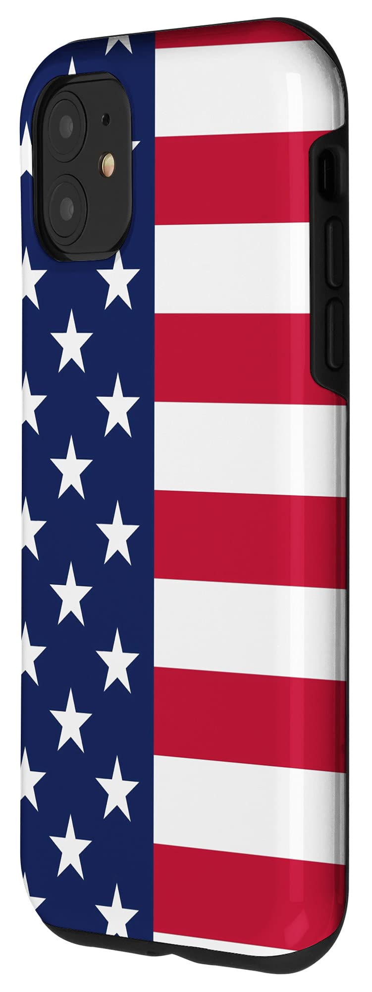 iPhone 11 Case with USA Flag Design - Patriotic American Pride Phone Cover for iPhone 11 - Perfect for 4th of July, Veterans Day & Patriotic Events