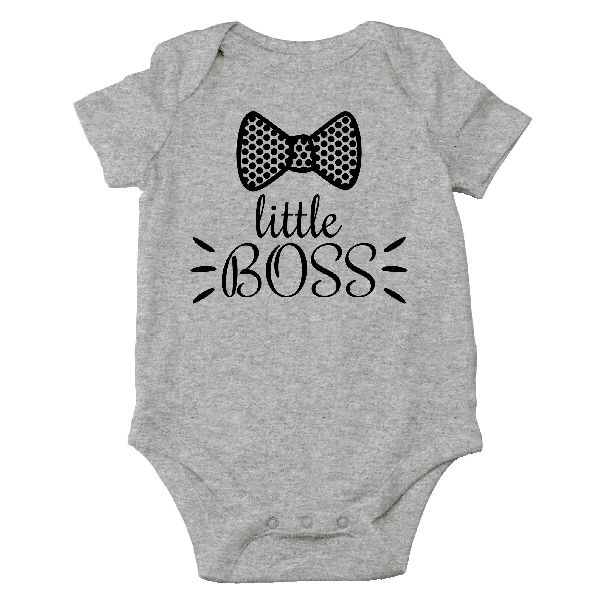 Funny Newborn Bodysuit Outfits for Boys & Girls | CBTwear Little Boss Baby Clothes | Perfect for Photo Shoots, Birthday Gifts & Daily Wear