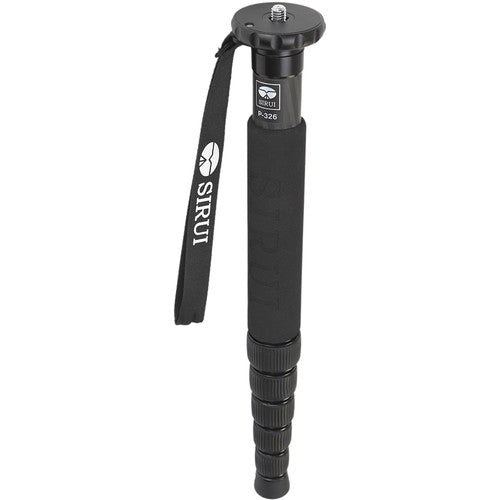 SIRUI P-326 Carbon Fiber Monopod - Lightweight & Durable Camera Support for Photography & Videography - Perfect for Travel, Sports & Outdoor Shooting