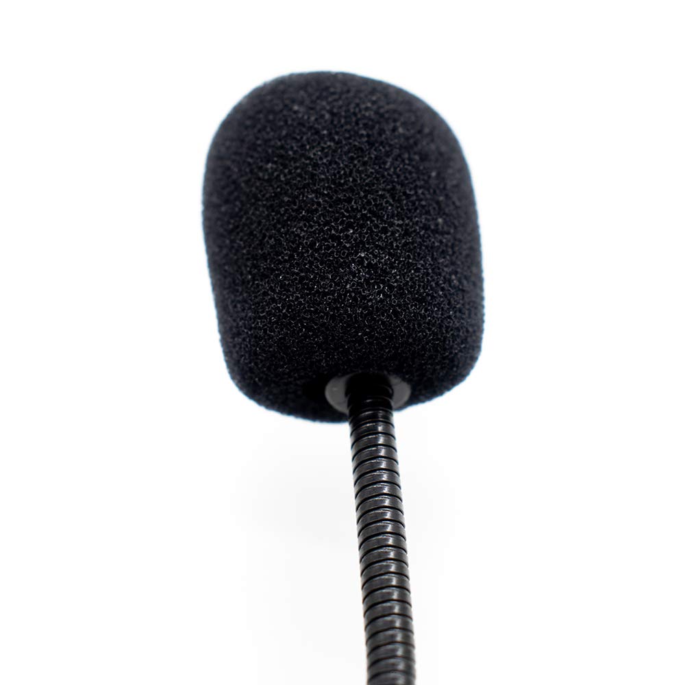 AUEAR 2 Pack Headset Microphone with Flexible Wired Boom - 3.5mm Connector for Voice Amplifier, Teachers, Speakers & Computers - Ideal for Online Teaching, Public Speaking & Conference Calls