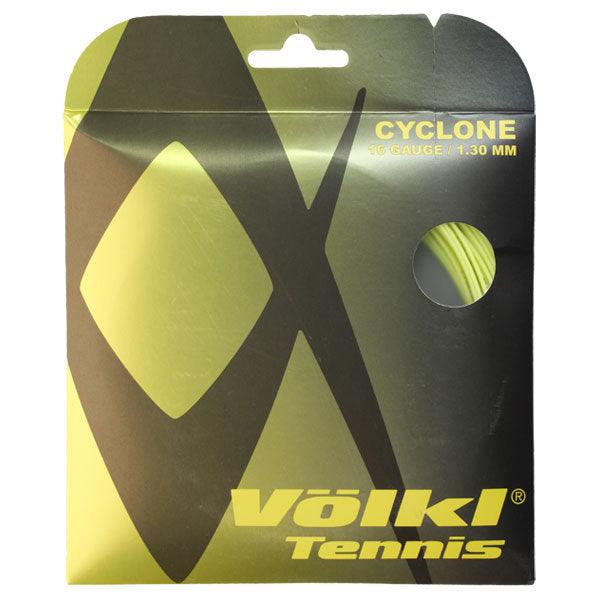 Cyclone 16G Neon Yellow Tennis String - High Performance Polyester String for Tennis Rackets | Perfect for Competitive Play & Tournament Matches