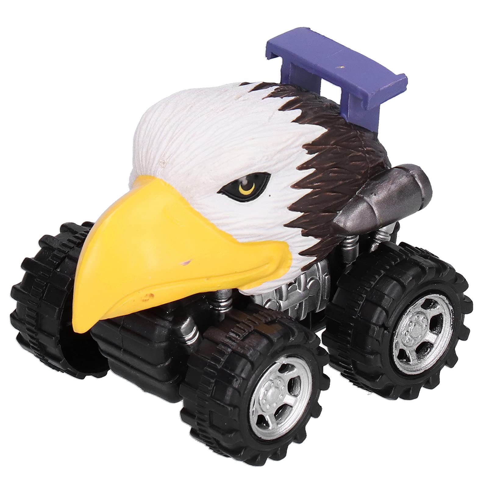 Pull Back Car Toy - Simulation Dinosaur Model 4WD Vehicle for Kids (Eagle Design) | Fun Race Track & Pretend Play Toy for Boys & Girls | Birthday Gift & Educational STEM Play