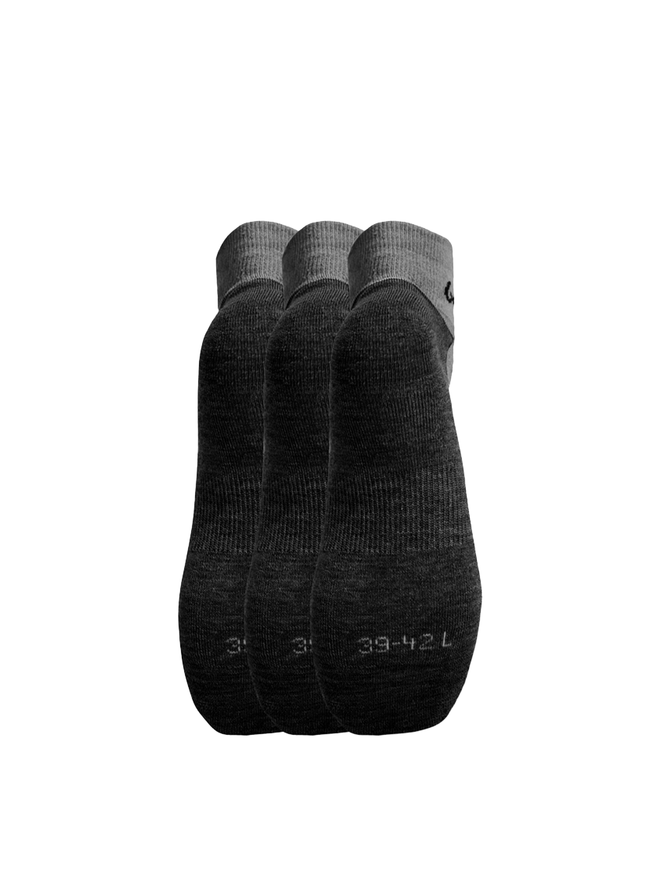 Barefoot Socks for Men & Women - 3 Pack Merino Wool Crew Socks by Be Lenka - Grey - Comfortable & Breathable for Yoga, Running & Outdoor Activities